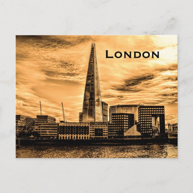 Carte Postale Tourisme vintage de Londres (Devant)
