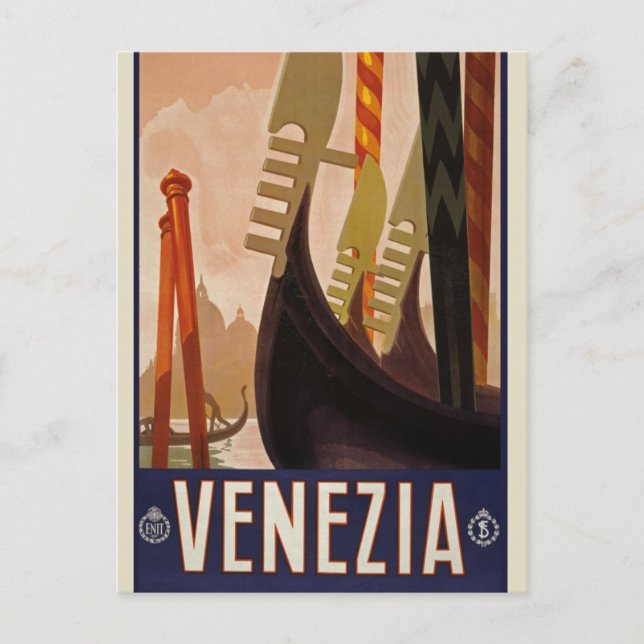 Carte Postale Tourisme vintage Venezia Italie (Devant)
