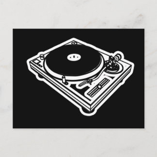 Carte Postale Tourne-disque