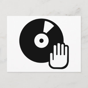 Carte Postale Tourne-disque