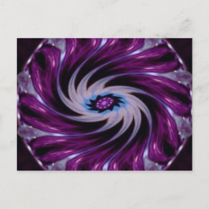 Carte Postale Tourne Violet