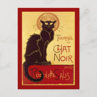 Carte Postale Tournée du Conversation Noir, Théophile Steinlen