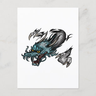 Carte Postale Tourner du dragon