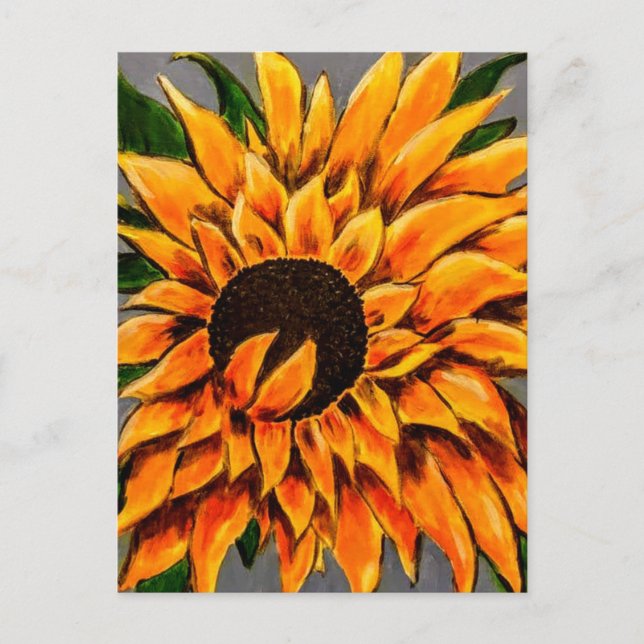 Carte Postale Tournesol (Devant)