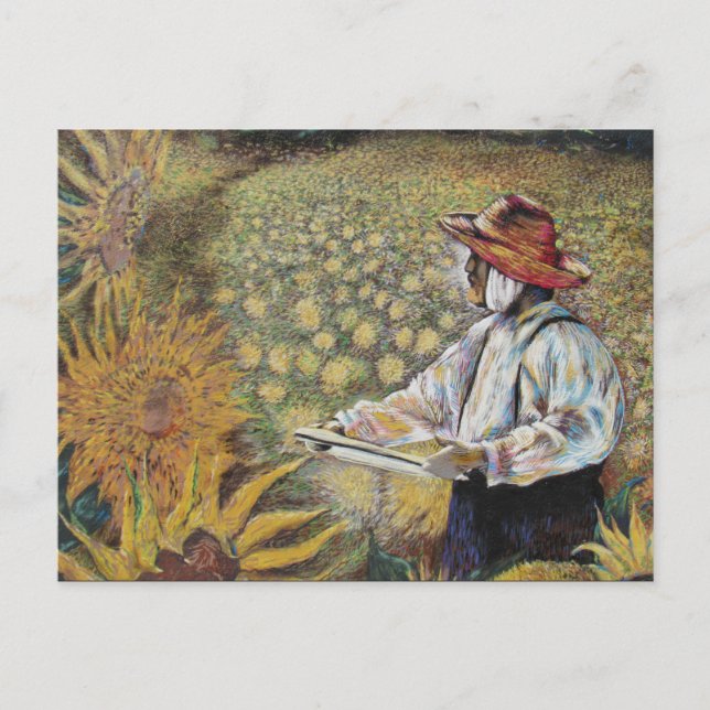 Carte Postale tournesol valparaíso (Devant)