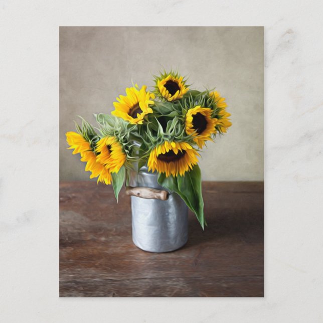 Carte Postale Tournesols (Devant)