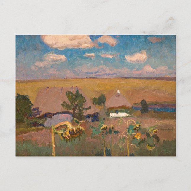 Carte Postale Tournesols | Jan Stanisławski (Devant)