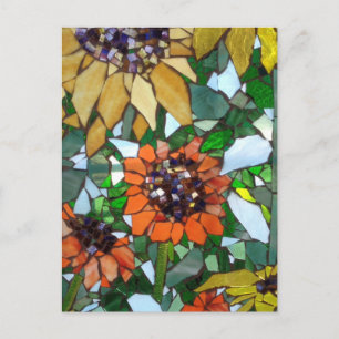 Carte Postale Tournesols mosaïques