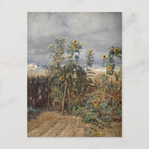 Carte Postale Tournesols sur une plage   Thorvald Niss