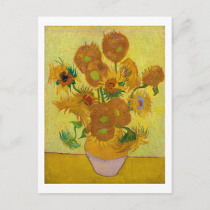 Carte Postale Tournesols, Vincent van Gogh, 1889