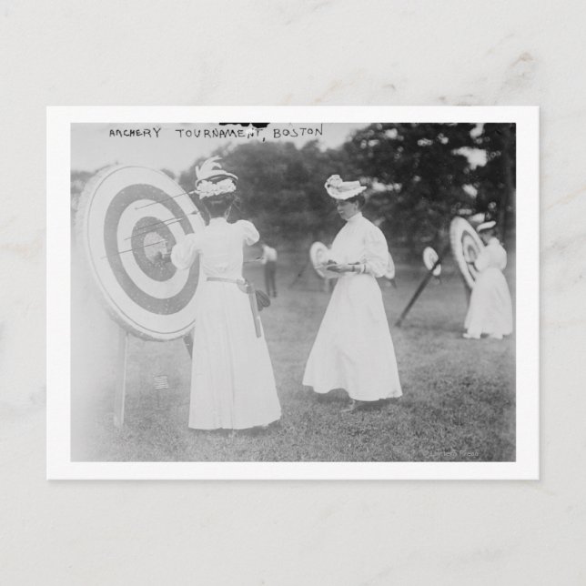 Carte Postale Tournoi de tir à l'arc à Boston, MA Photographie (Devant)