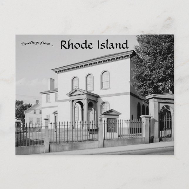 Carte Postale Touro Synagogue Newport Comté de Rhode Island (Devant)