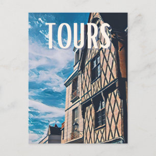 Carte Postale Tours Photo Vintage