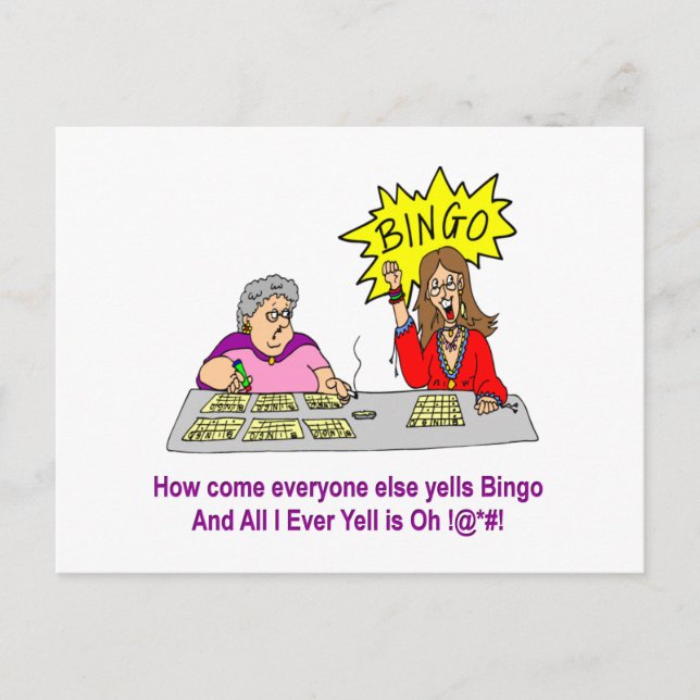 Carte Postale Tous les autres Yells Bingo (Devant)