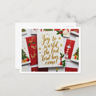 Carte Postale Tous les coeurs rentrent à la maison pour Noël