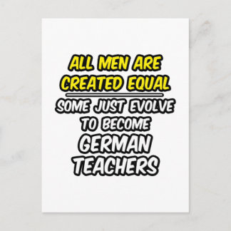 Carte Postale Tous les hommes sont créés égaux...Enseignants all
