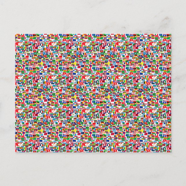 Carte Postale Tous les indicateurs internationaux (Devant)