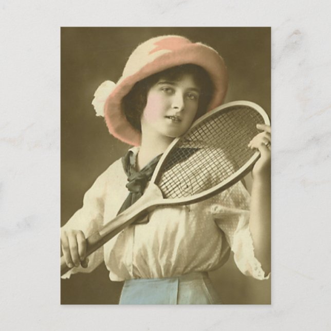 Carte Postale Tous les joueurs de tennis (Devant)