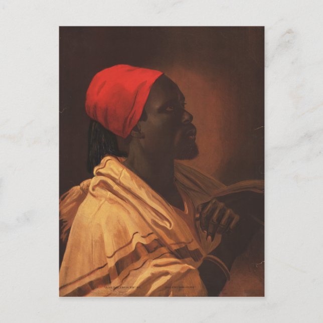 Carte Postale Toussaint L'Ouverture par George DeBaptiste (1870) (Devant)
