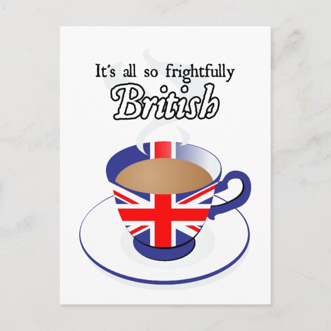 Carte Postale Tout est si bien britannique (Devant)