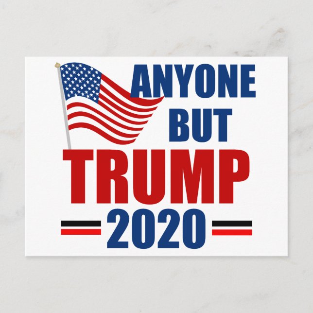 Carte Postale Tout le monde sauf Donald Trump 2020 (Devant)