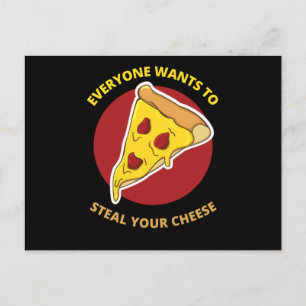 Carte Postale tout le monde veut voler son fromage