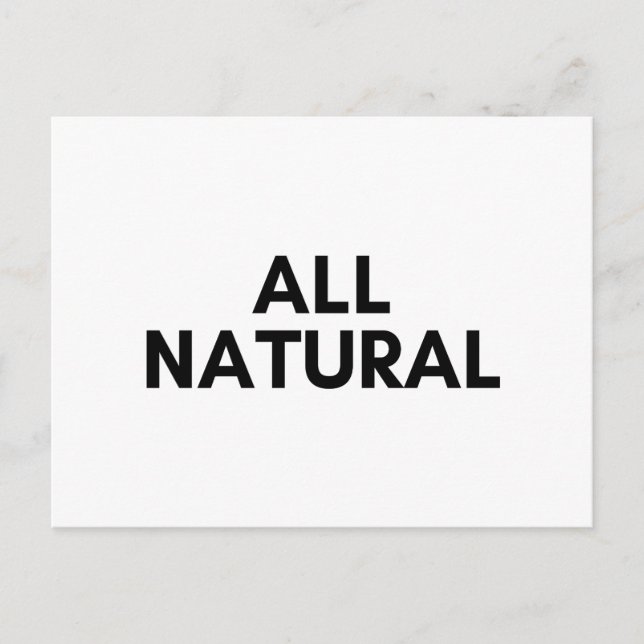 Carte Postale tout naturel (Devant)