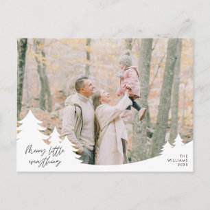 Carte Postale Tout Petit Noël, Photo de Famille, Moderne