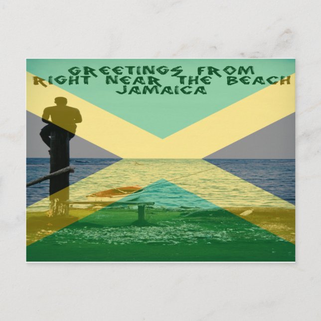 Carte Postale Tout Près De La Plage Jamaïque (Devant)
