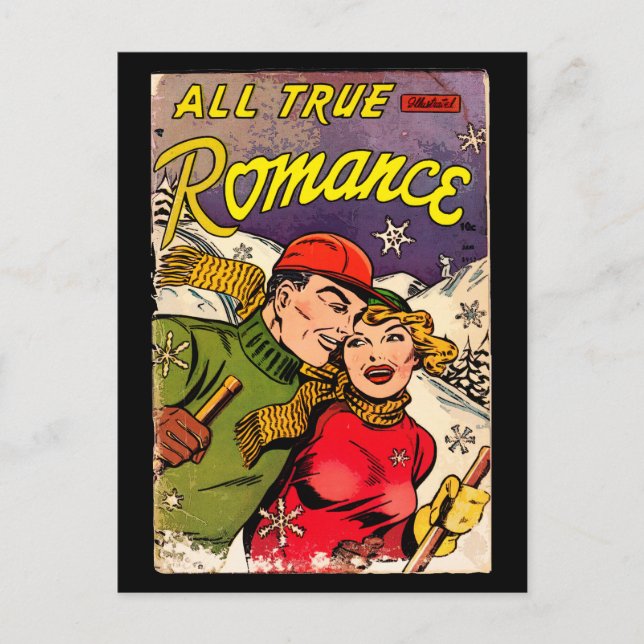 Carte Postale Toute la vraie romance #3 - Comédie Vintage (Devant)