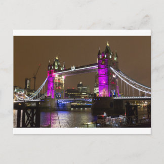 Carte Postale Tower Bridge dans Princess rose