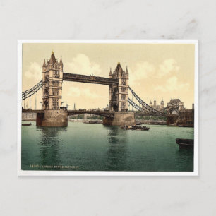 Carte Postale Tower Bridge, III. (ouvert), Londres, Angleterre r