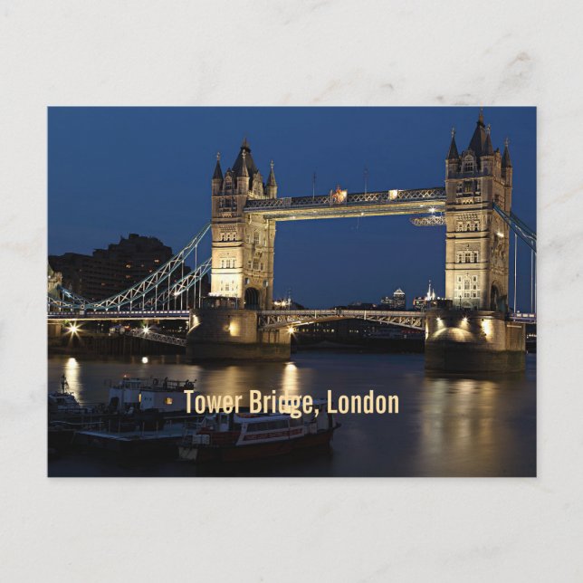 Carte Postale Tower Bridge, Londres, Angleterre (Devant)