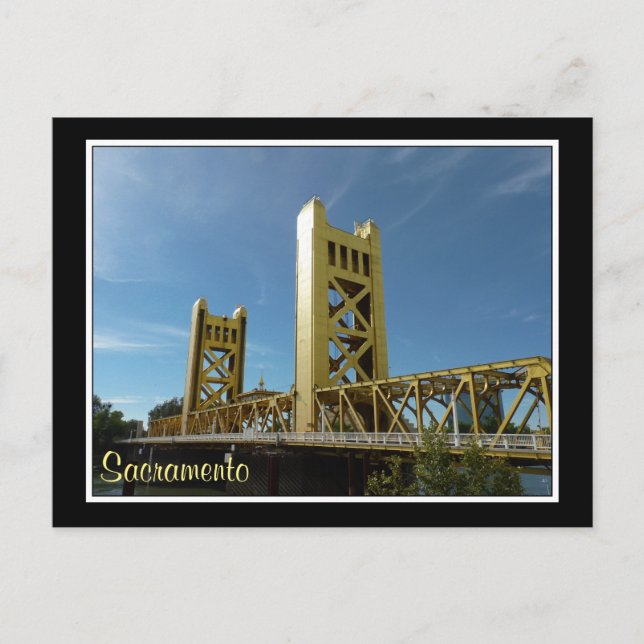 Carte Postale Tower Bridge, Sacramento (Devant)