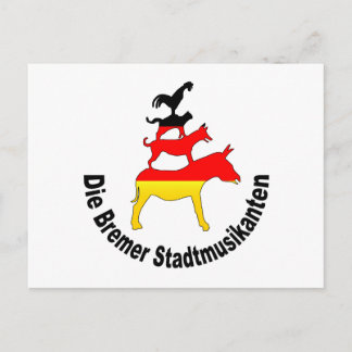 Carte Postale Town Musicians of Bremen