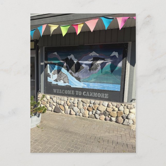 Carte Postale Town of Canmore in Alberta Canada (Devant)