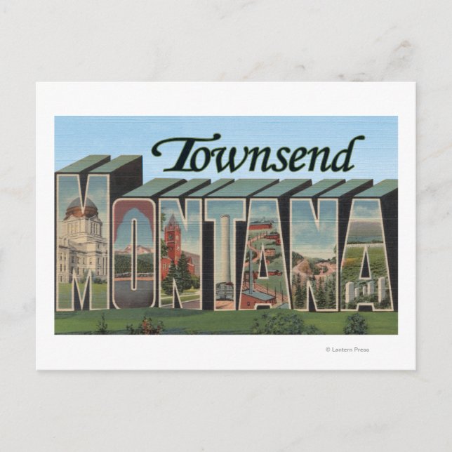 Carte Postale Townsend, Montana (Devant)