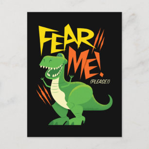 Carte Postale Toy Story 4   Rex "Craignez-moi !"