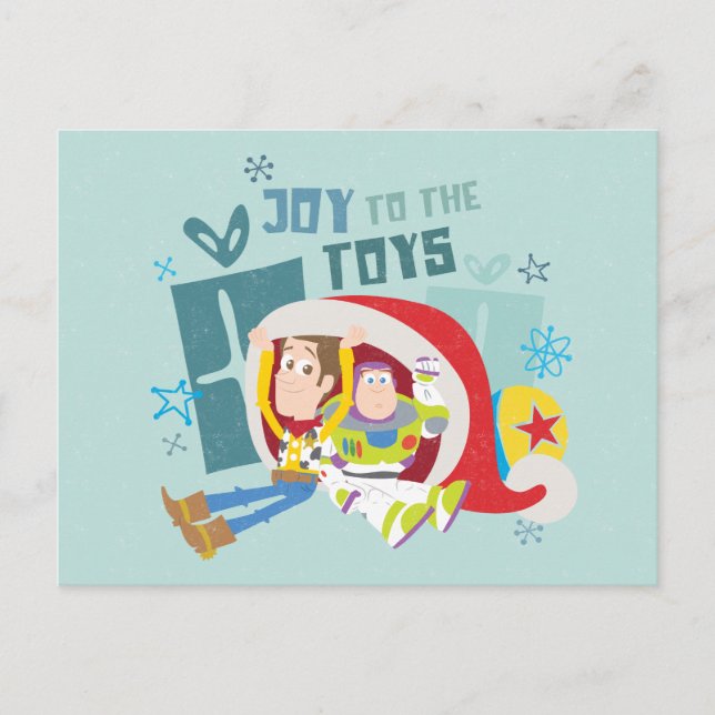 Carte Postale Toy Story | Joie aux jouets (Devant)
