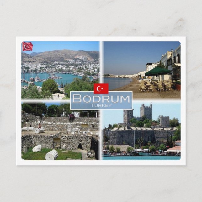 Carte Postale TR Turquie - Bodrum - (Devant)
