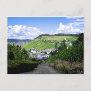 Carte Postale Traben-Trarbach vu d'en haut