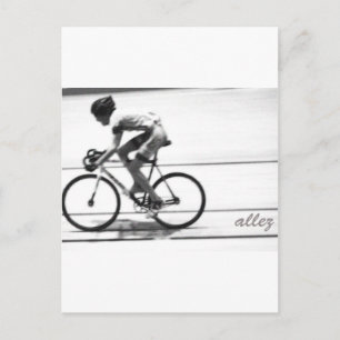 Carte Postale Track Cyclist
