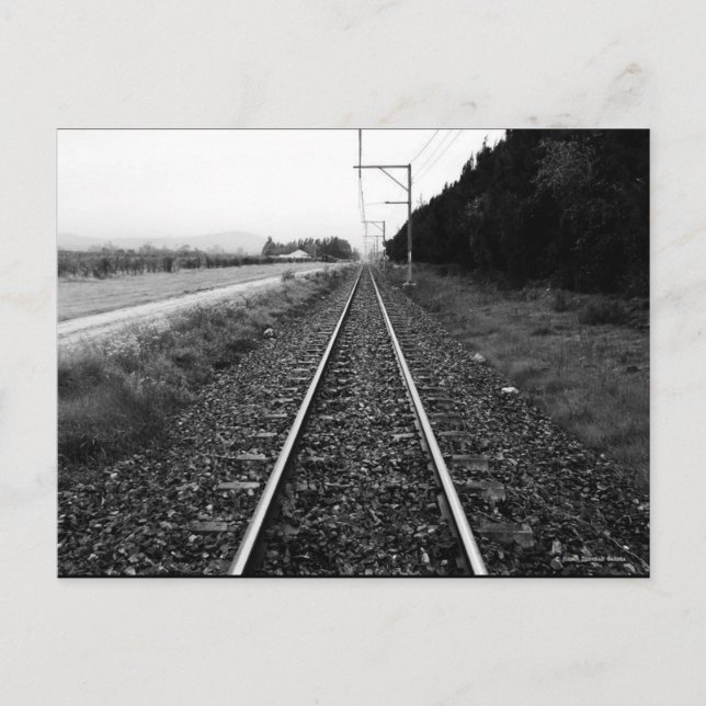Carte postale "Tracks" JTG Art (Devant)