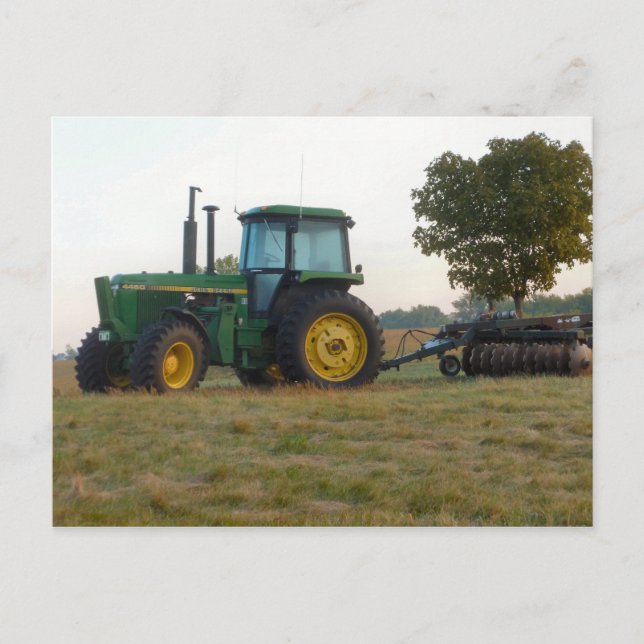 Carte Postale Tracteur (Devant)
