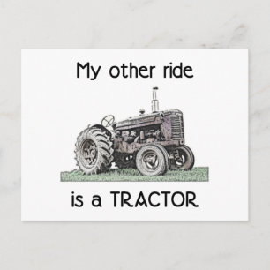Carte Postale Tracteur