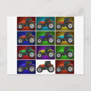 Carte Postale tracteur