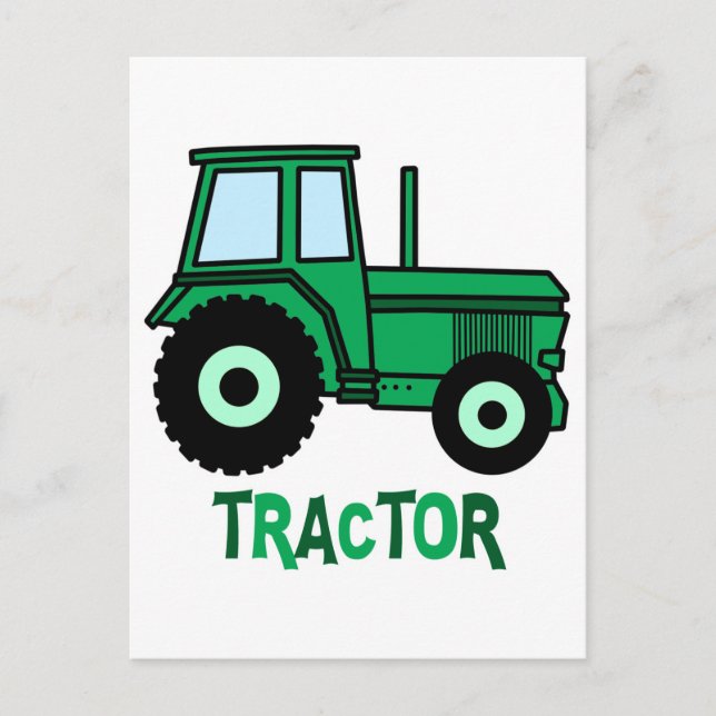 Carte Postale Tracteur (Devant)