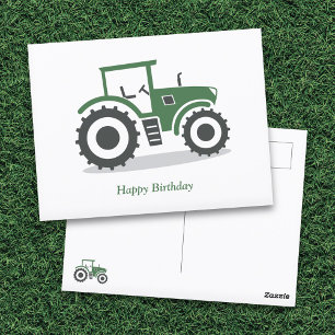 Carte Postale Tracteur agricole
