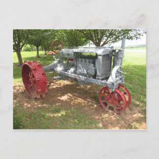 Carte Postale Tracteur antique