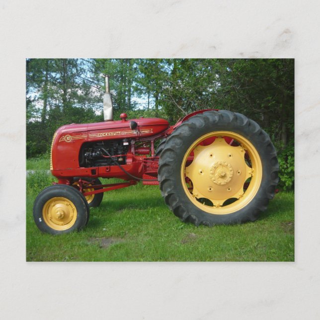 Carte Postale Tracteur Cockshutt Modèle 30 1952 Vintage (Devant)
